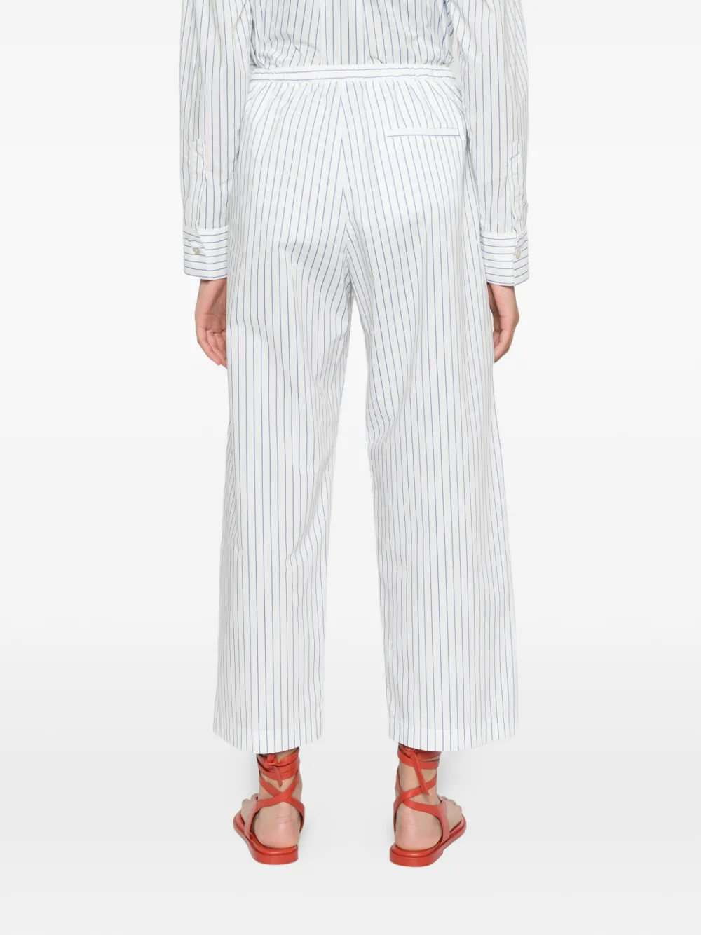 Floral Striped Trousers