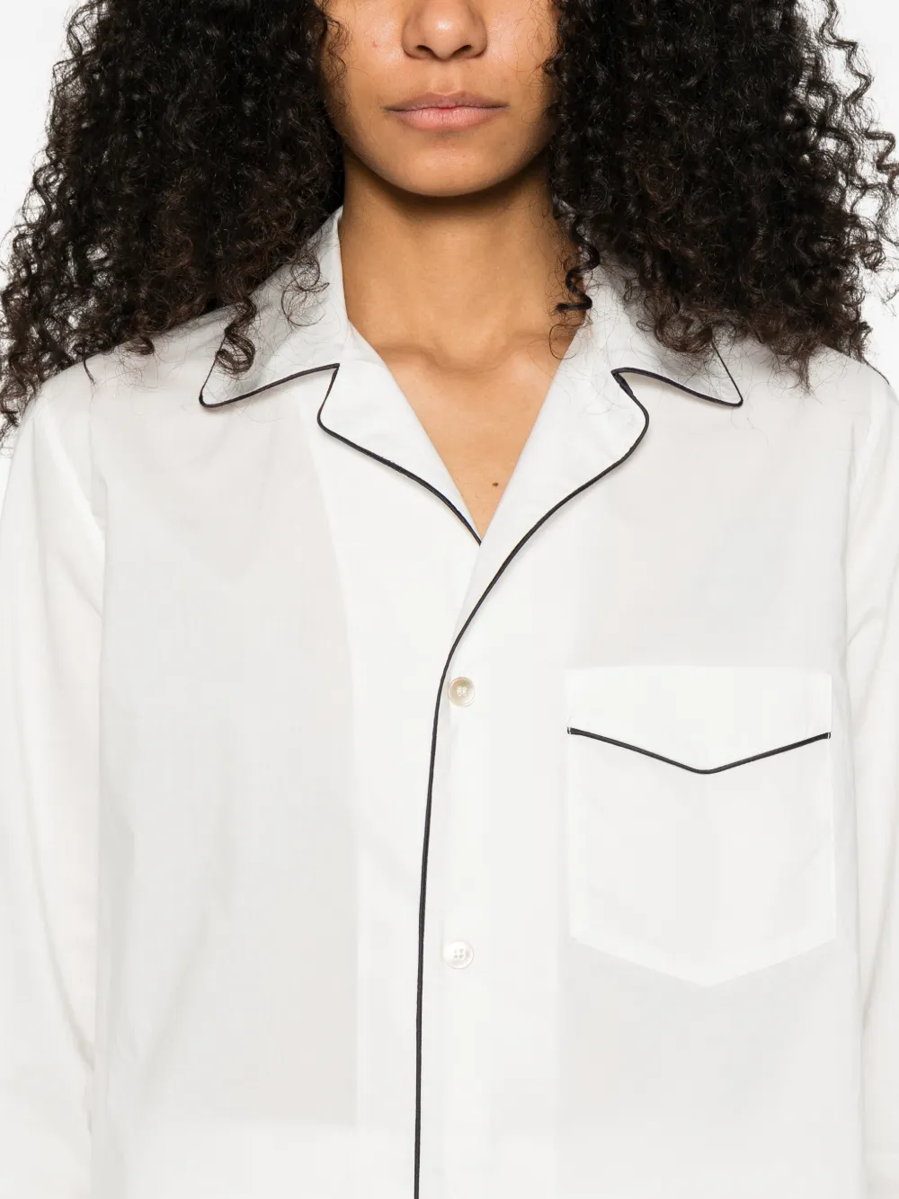 Trim Long-Sleeve Shirt