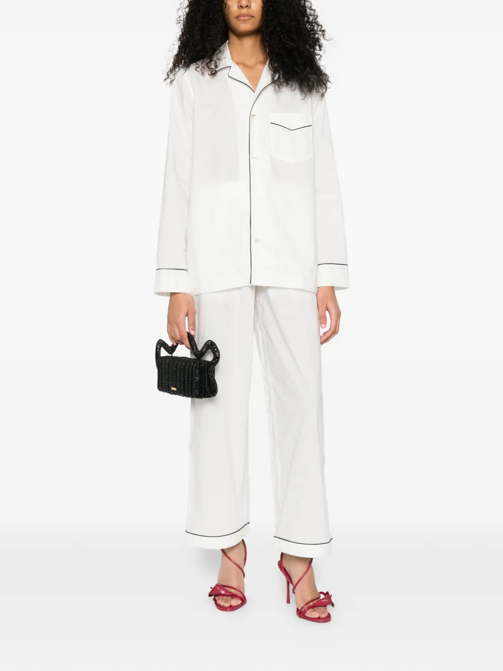 Trim Long-Sleeve Shirt