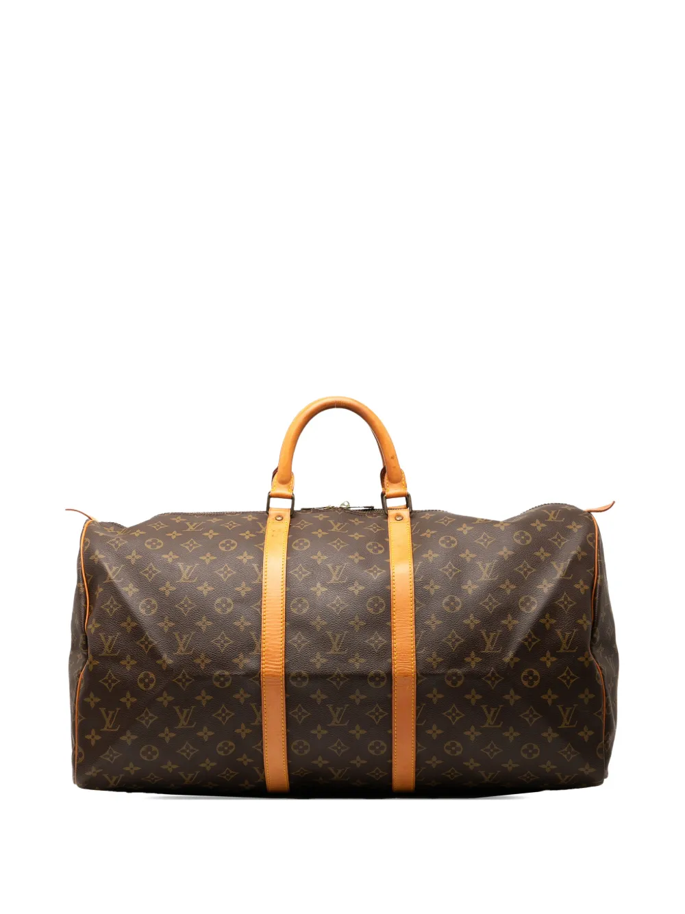 Louis Vuitton Pre-Owned bolsa de viaje Monogram Keepall 55 1984 | marrón | Image 1