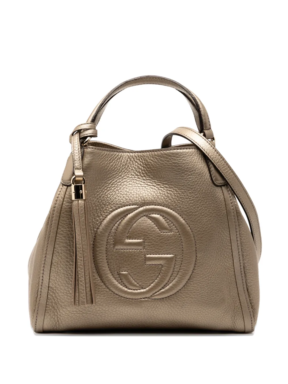 Gucci Pre-Owned 2000-2015 Small Leather Soho satchel - Oro