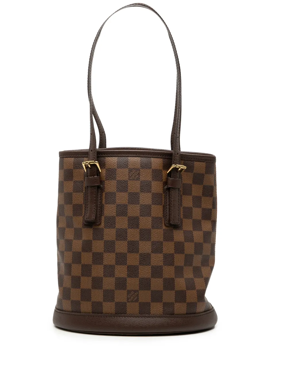 Louis Vuitton Pre-Owned 2001 Damier Ebene Marais bucket bag - Braun