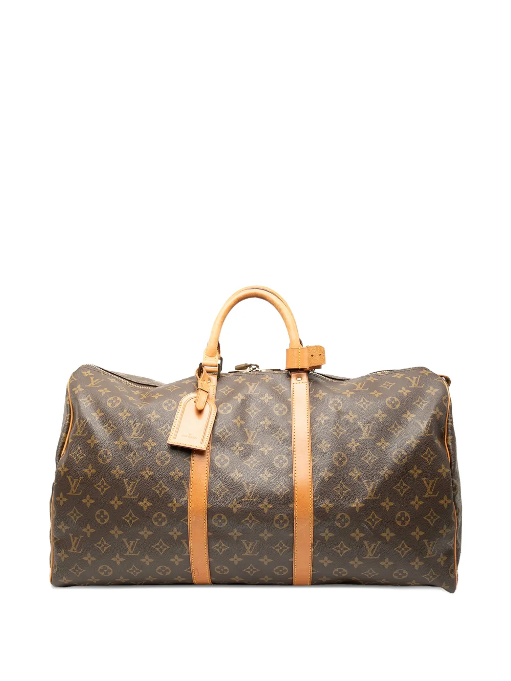 Louis Vuitton Pre-Owned 20th Century Monogram Keepall 55 travel bag | Brown | Image 1