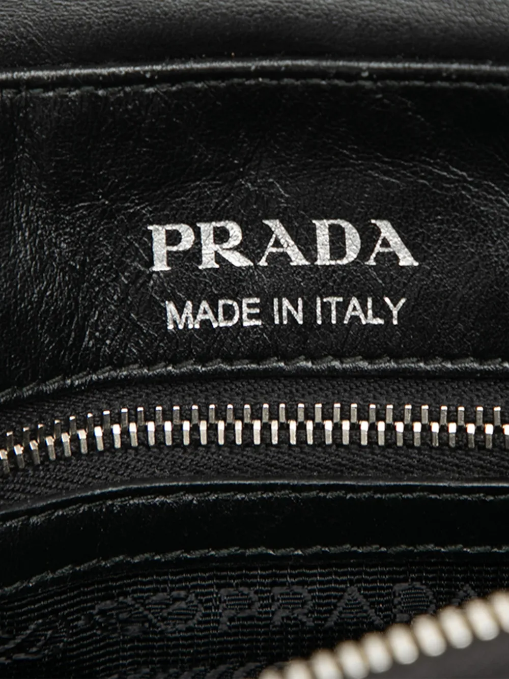 Prada Pre-Owned 2010-2020 Soft Calfskin Diagramme Camera Bag