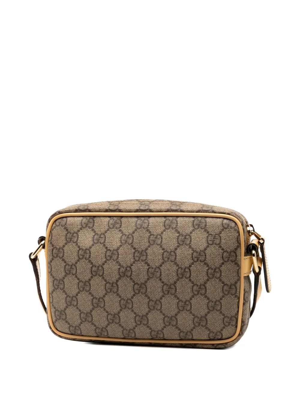 Pre-owned Gucci 2000-2015 Gg Supreme Crossbody Bag In Brown