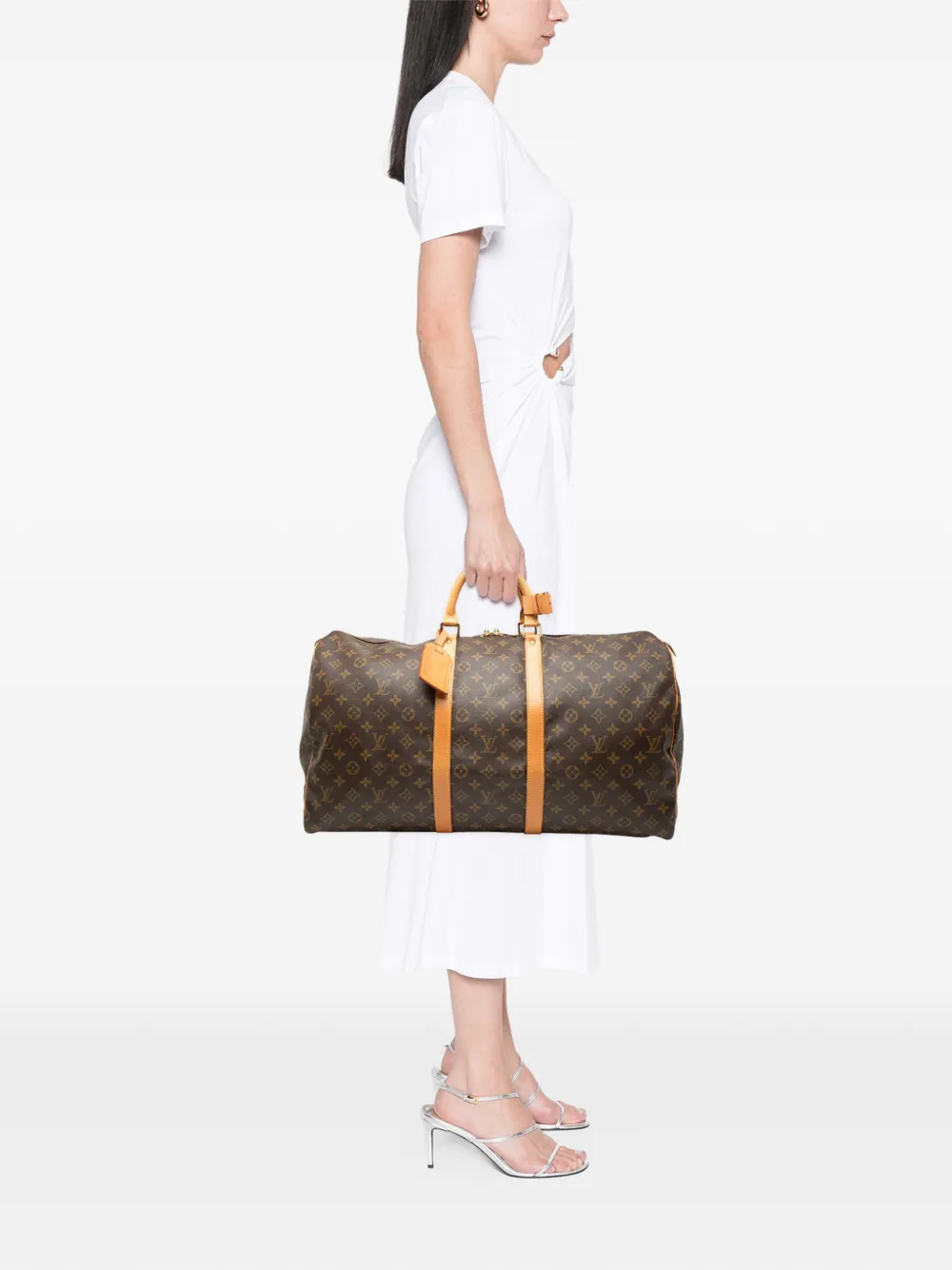 Louis Vuitton Pre-Owned 1992 Monogram Keepall 55 travel bag | Pre-Owned | Image 2