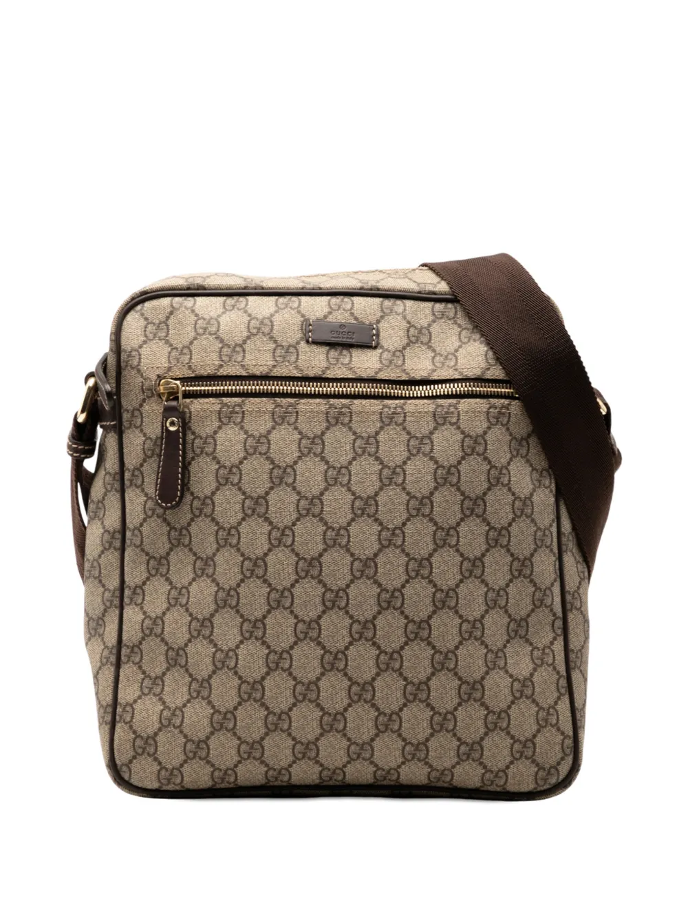 Gucci Pre-Owned 2000-2015 GG Supreme crossbody bag - Marrone