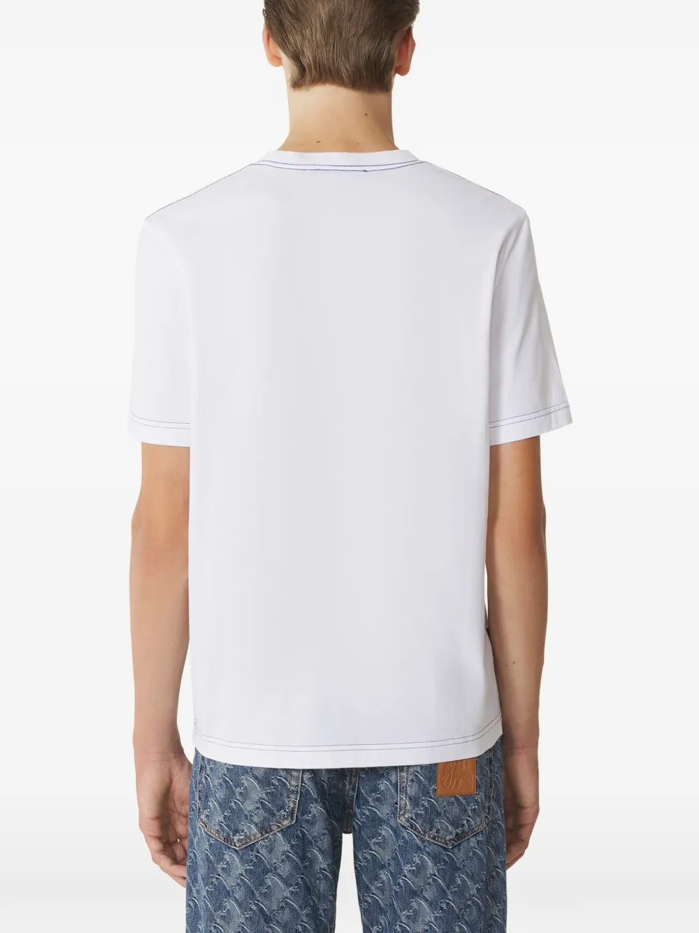 Lanvin T-shirt met grafische print Wit