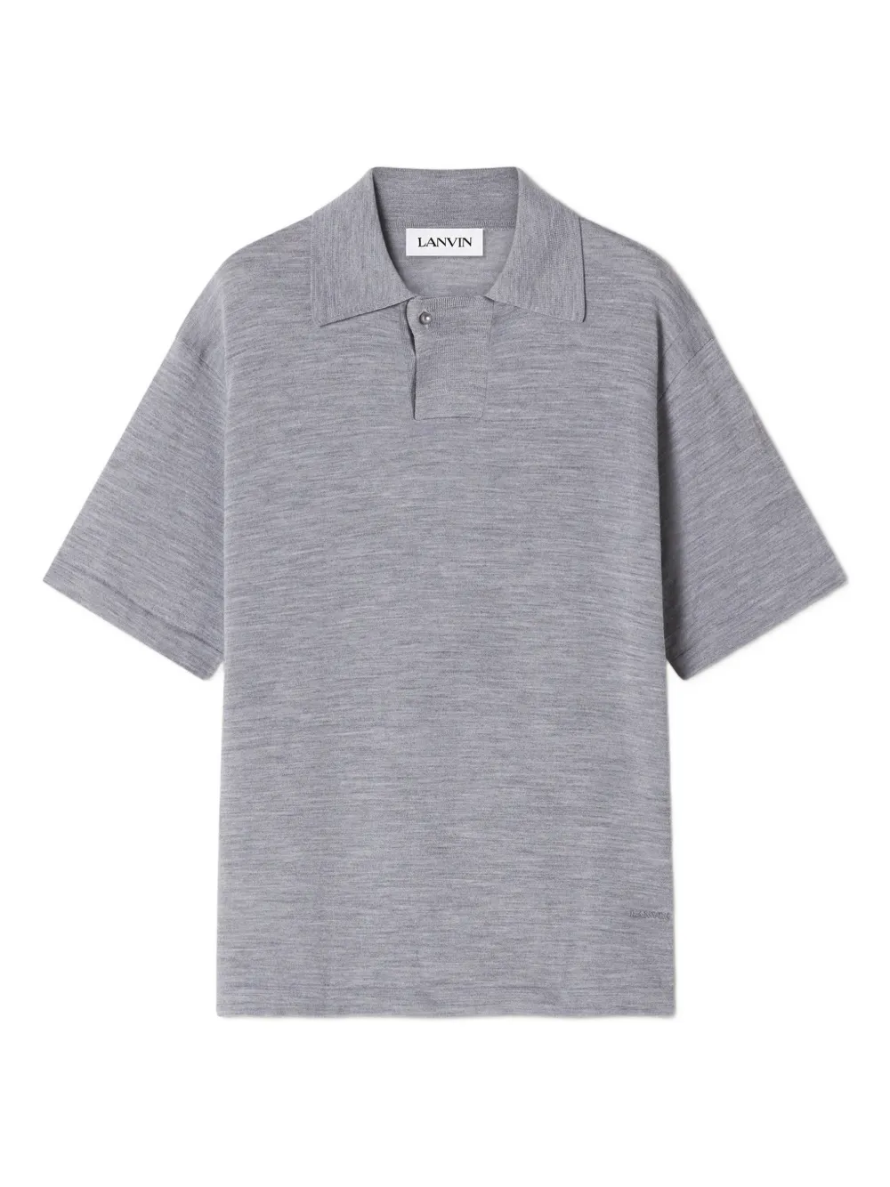 Lanvin Polo con bottoni - Grigio