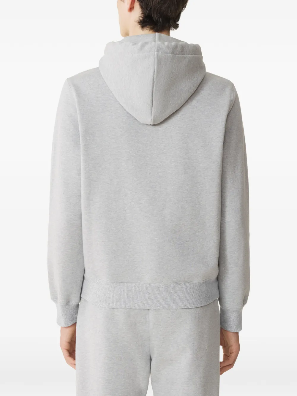 Lanvin Trui met capuchon en logoprint Grijs