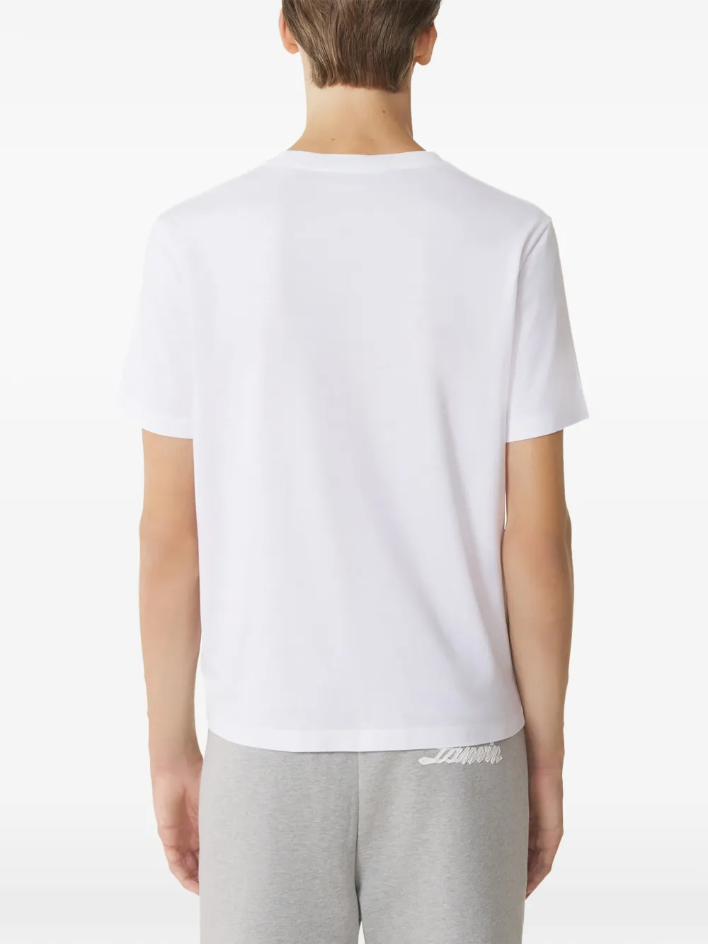Lanvin T-shirt met logoprint Wit