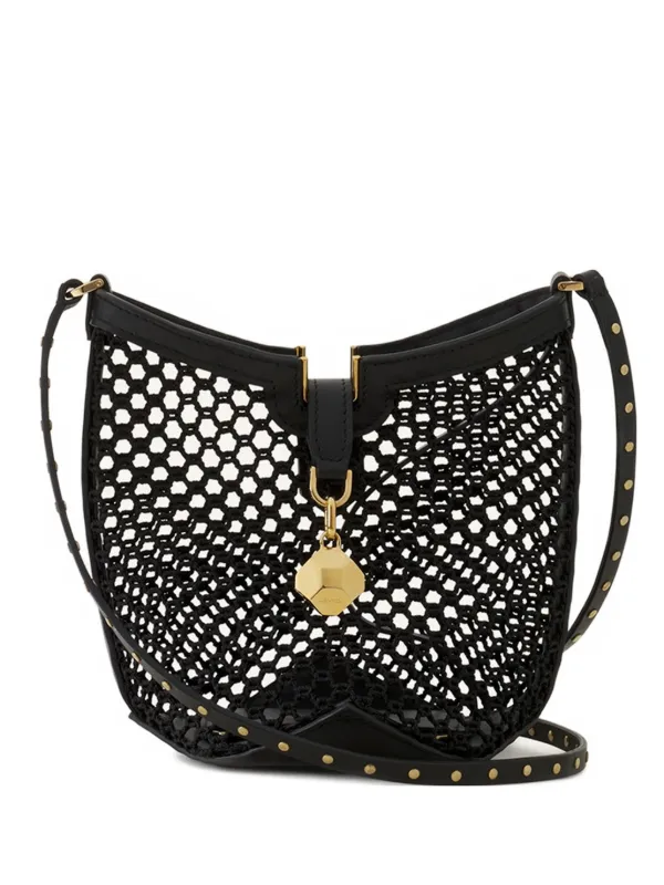 Lanvin Studded Bucket Bag in Black