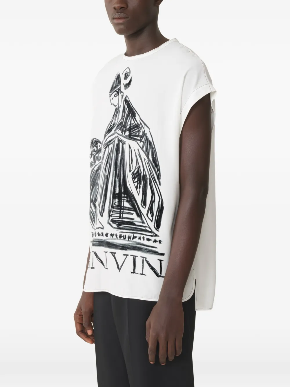  Lanvin Gaphic-print T-shirt - White 