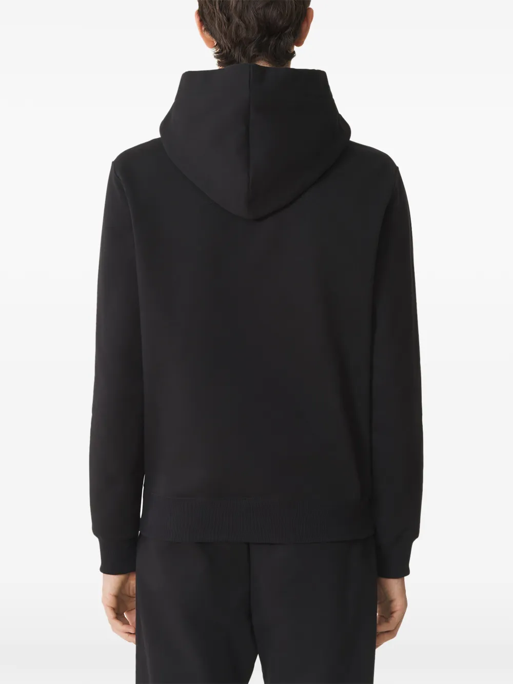 Lanvin Hoodie met logodetail Zwart