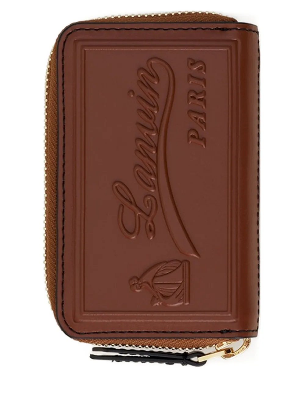 Lanvin zip wallet - Braun