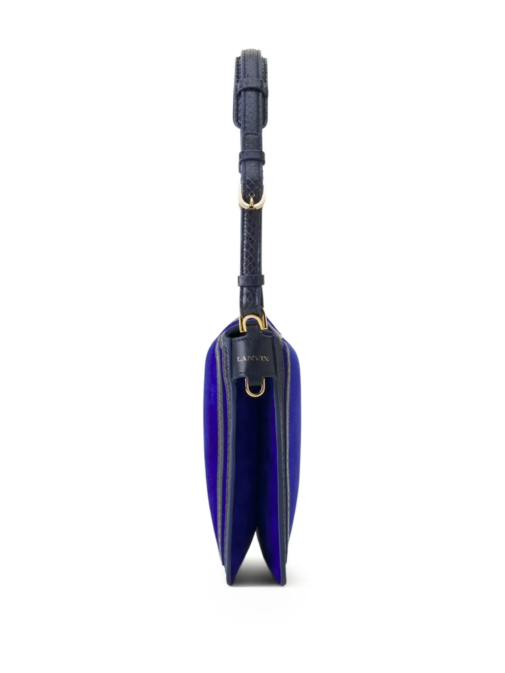 Lanvin Schoudertas met draaislot Blauw