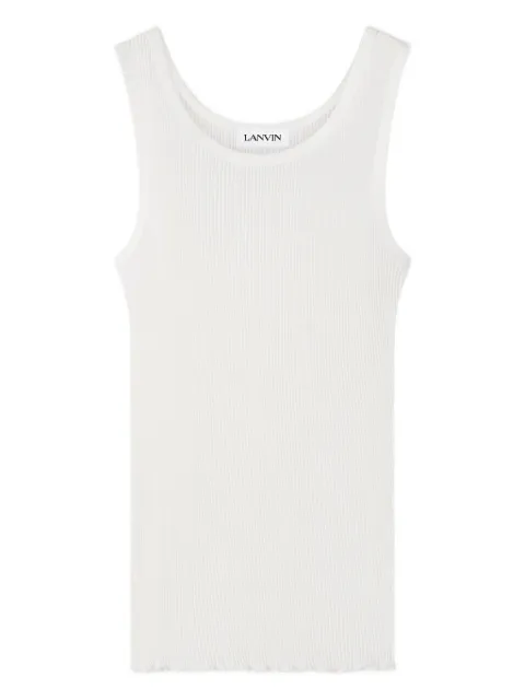 Lanvin ribbed vest