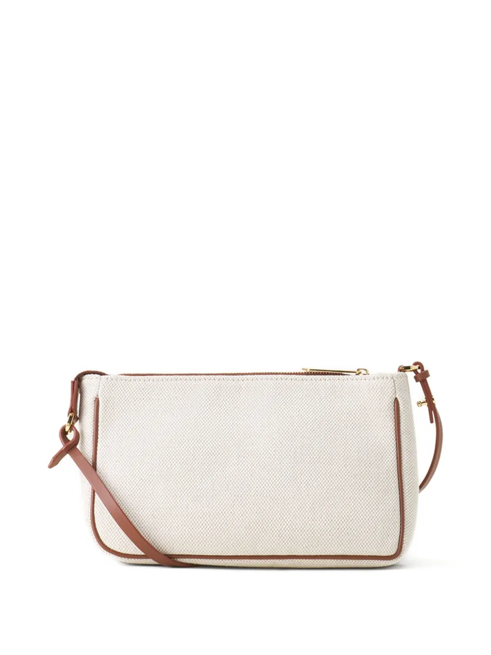 Lanvin Crossbodytas met geborduurd logo Beige