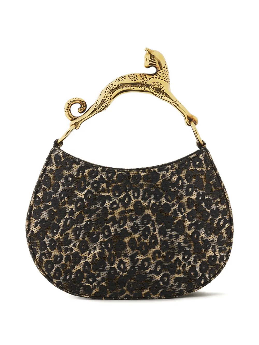 Lanvin Tas met dierenprint Zwart