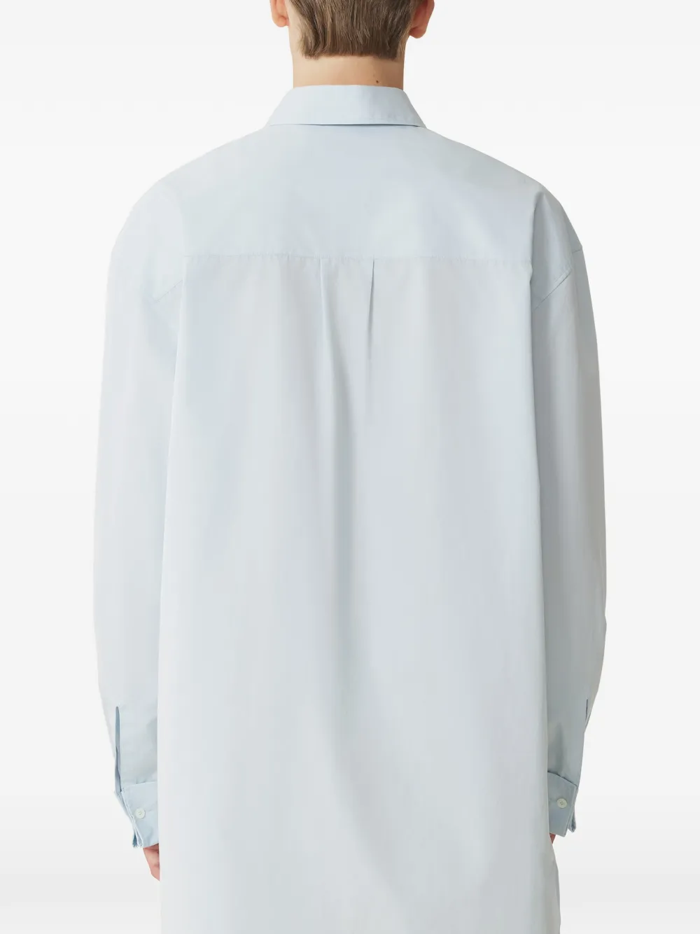 Lanvin Overhemd met ruches Blauw