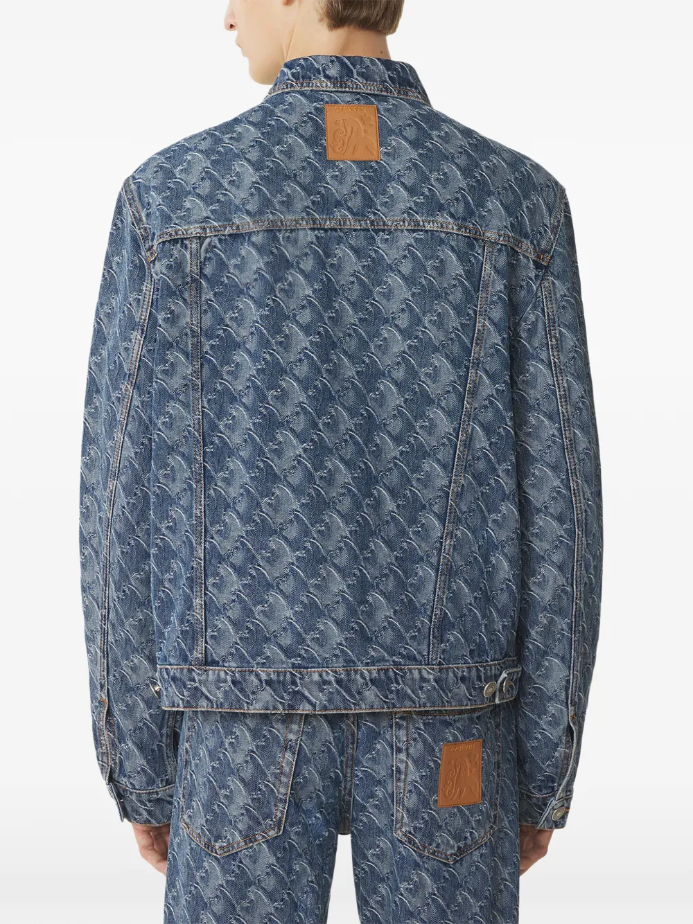 Lanvin Denim jack Blauw