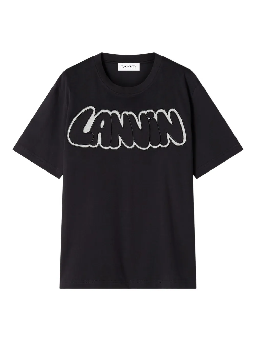 Lanvin T-shirt con applicazione - Nero