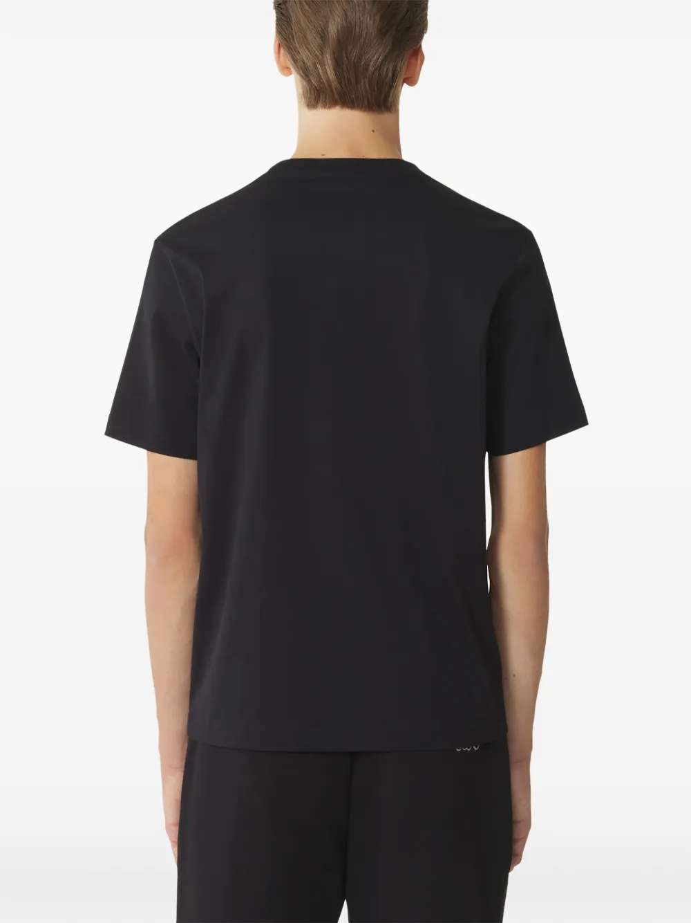 Lanvin T-shirt met logo-applicatie Zwart