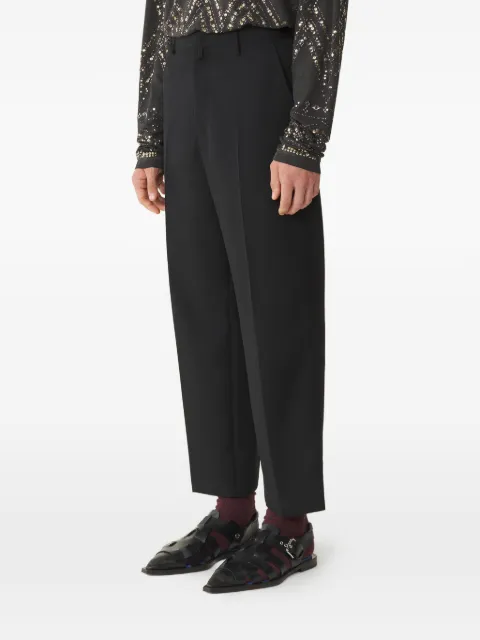Lanvin pleated wool trousers