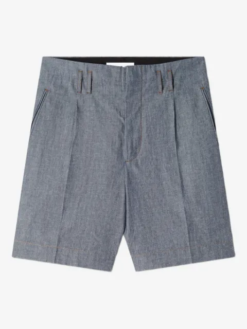 Lanvin peated cotton shorts