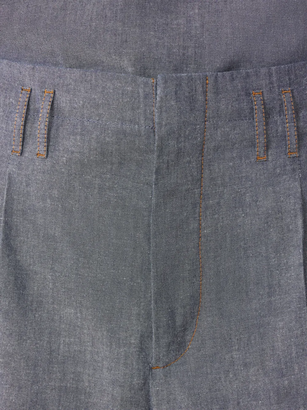 Lanvin Geplooide katoenen shorts Blauw