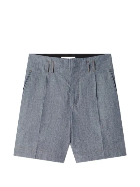 Lanvin plisserede shorts i bomuld