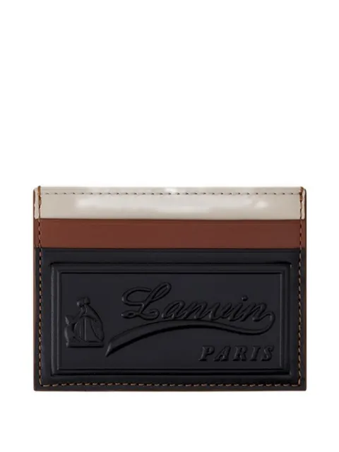 Lanvin debossed leather cardholder