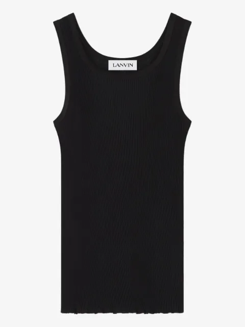 Lanvin ribbed tank top