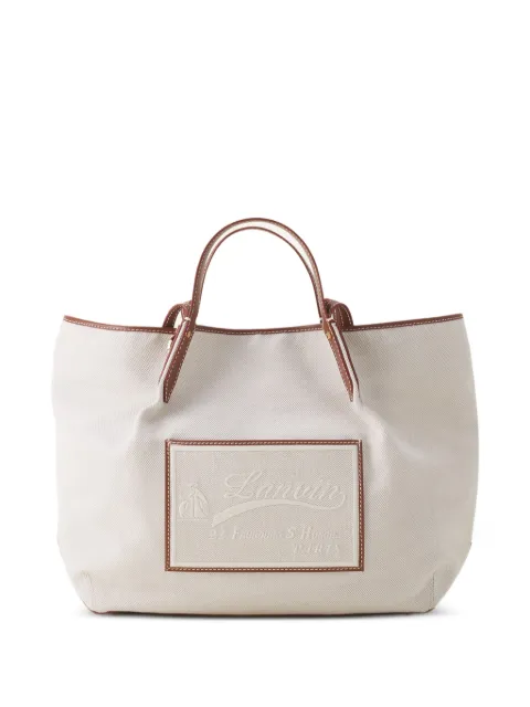 Lanvin panelled tote bag