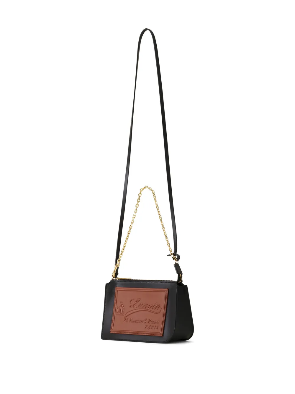 Lanvin Crossbodytas met logoplakkaat Zwart