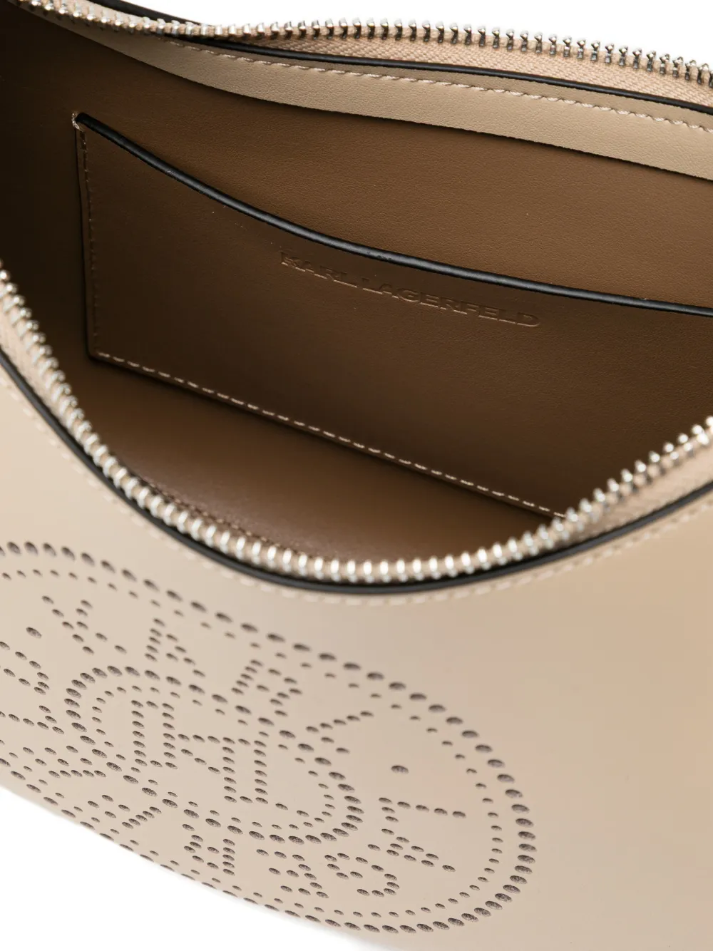 Karl Lagerfeld K Circle Moon schoudertas Beige
