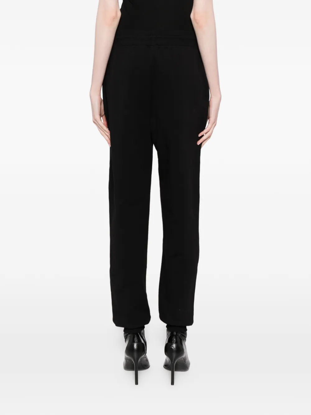 Karl Lagerfeld Joggingbroek verfraaid met stras en logo Zwart