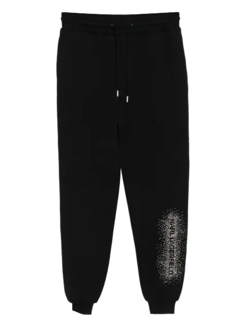 Karl Lagerfeld logo rhinestone-embellished sweatpants