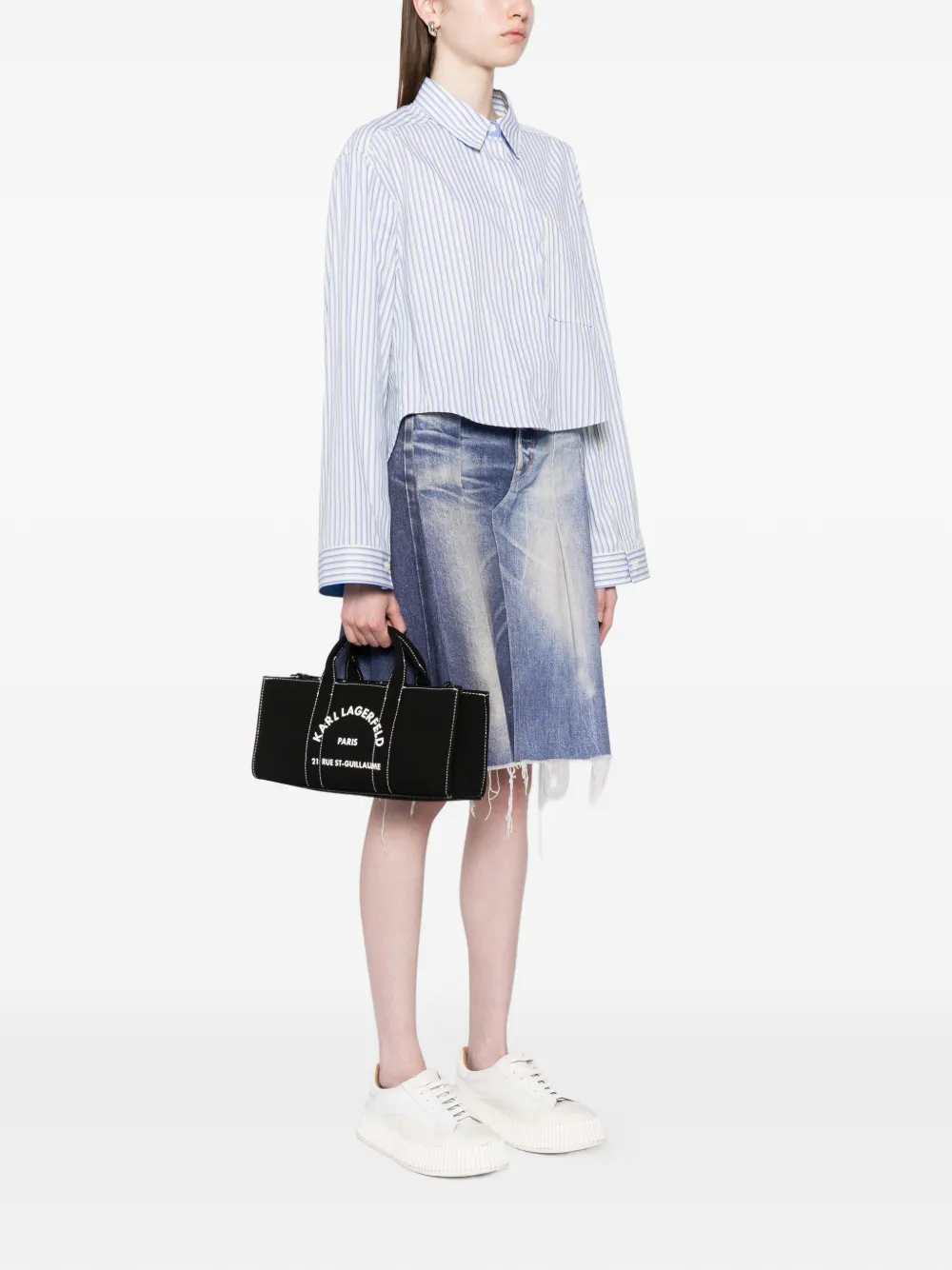 Karl Lagerfeld KRSG EW Magazine shopper - Zwart