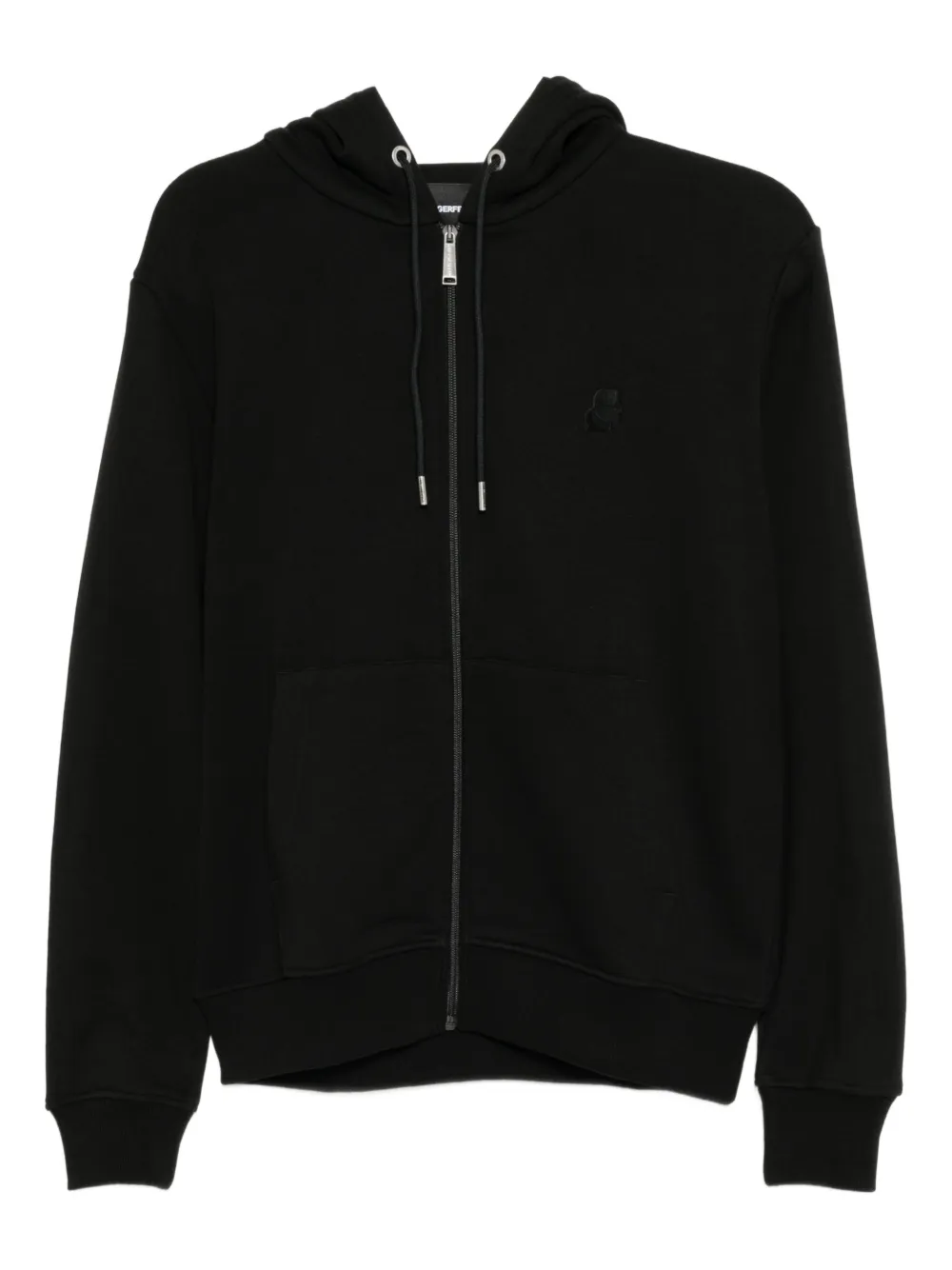 Karl Lagerfeld Kameo zip up hoodie - Schwarz