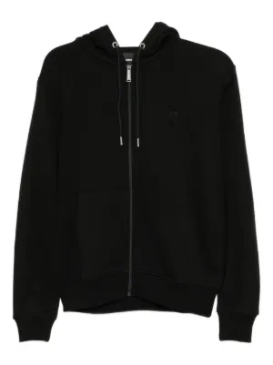 Comme Des Garçons Play ハートパッチ ジップパーカー | ブラック