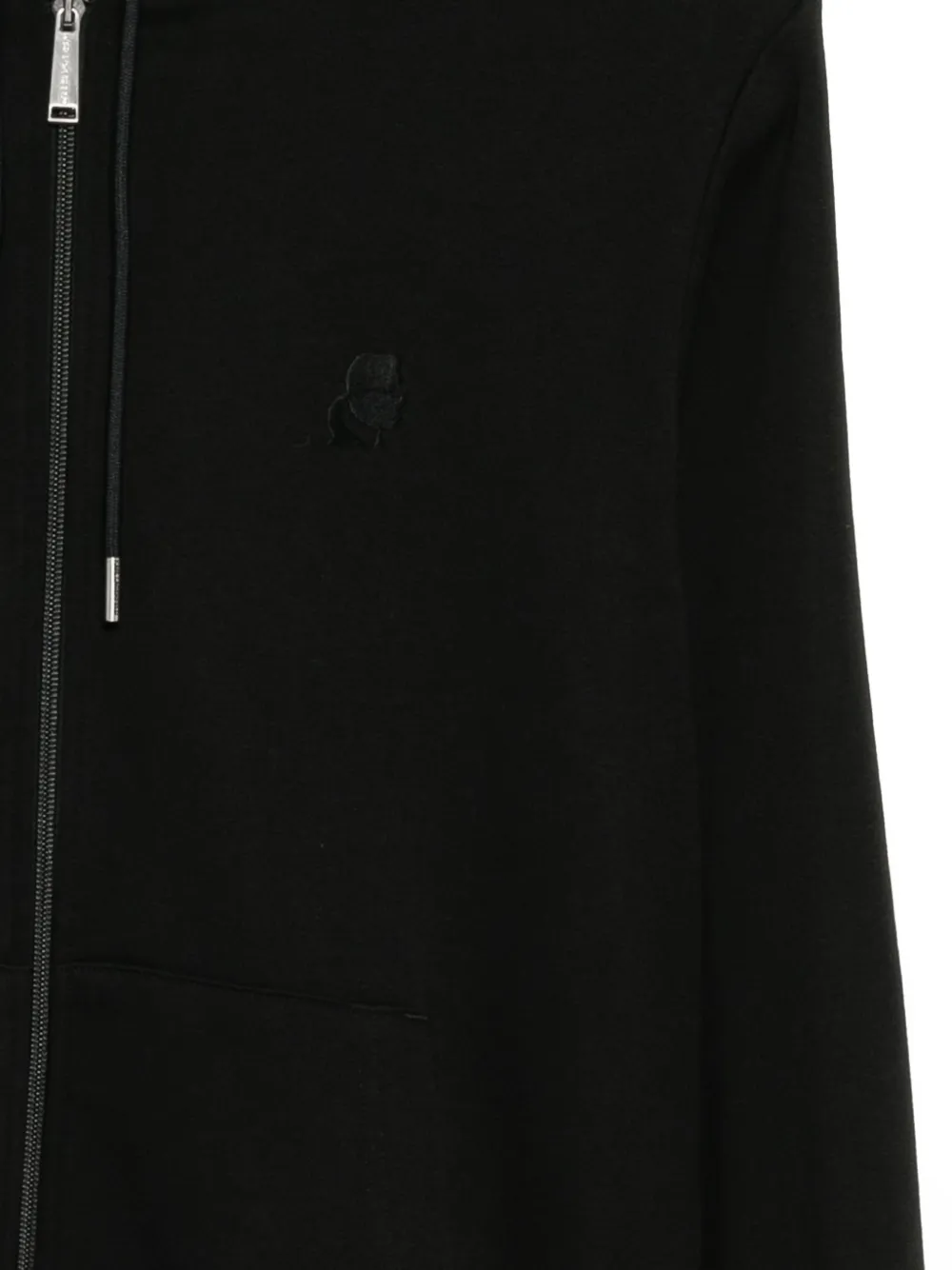 Karl Lagerfeld Kameo hoodie met rits Zwart