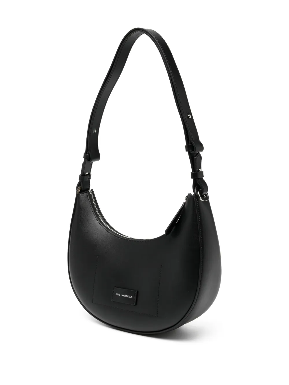  Karl Lagerfeld Kcircle Moon Shoulder Bag - Black 