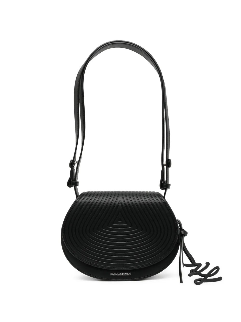 Karl Lagerfeld saddle bag - Nero