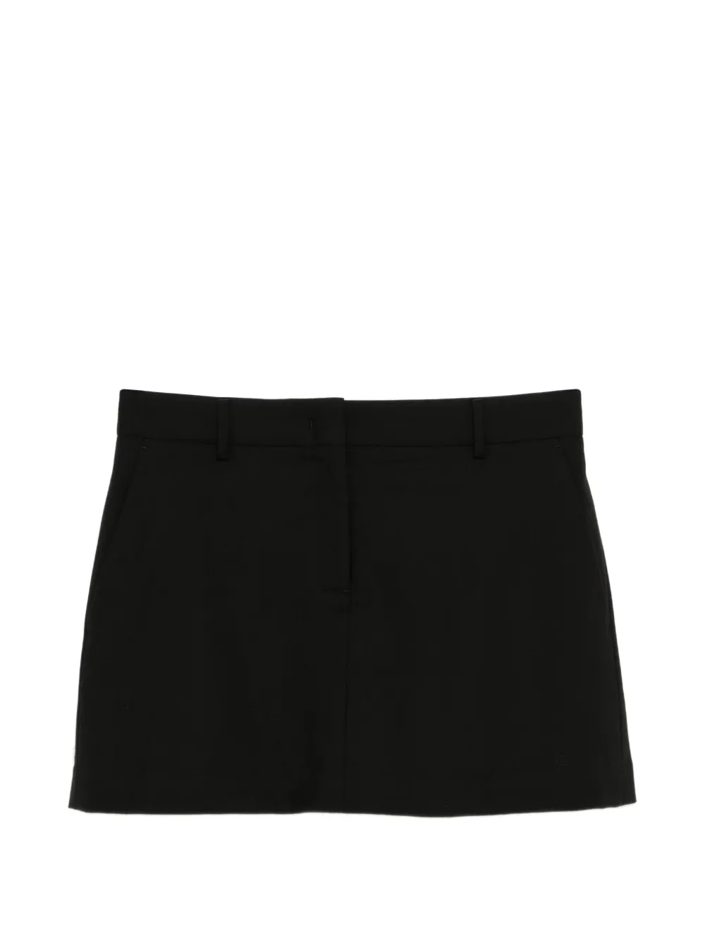 Karl Lagerfeld logo-plaque mini skorts - Nero