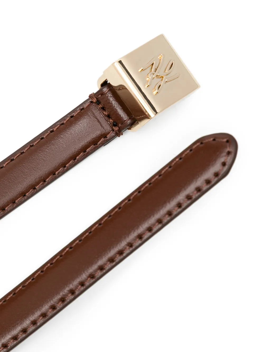 Karl Lagerfeld Kautograph riem - Bruin