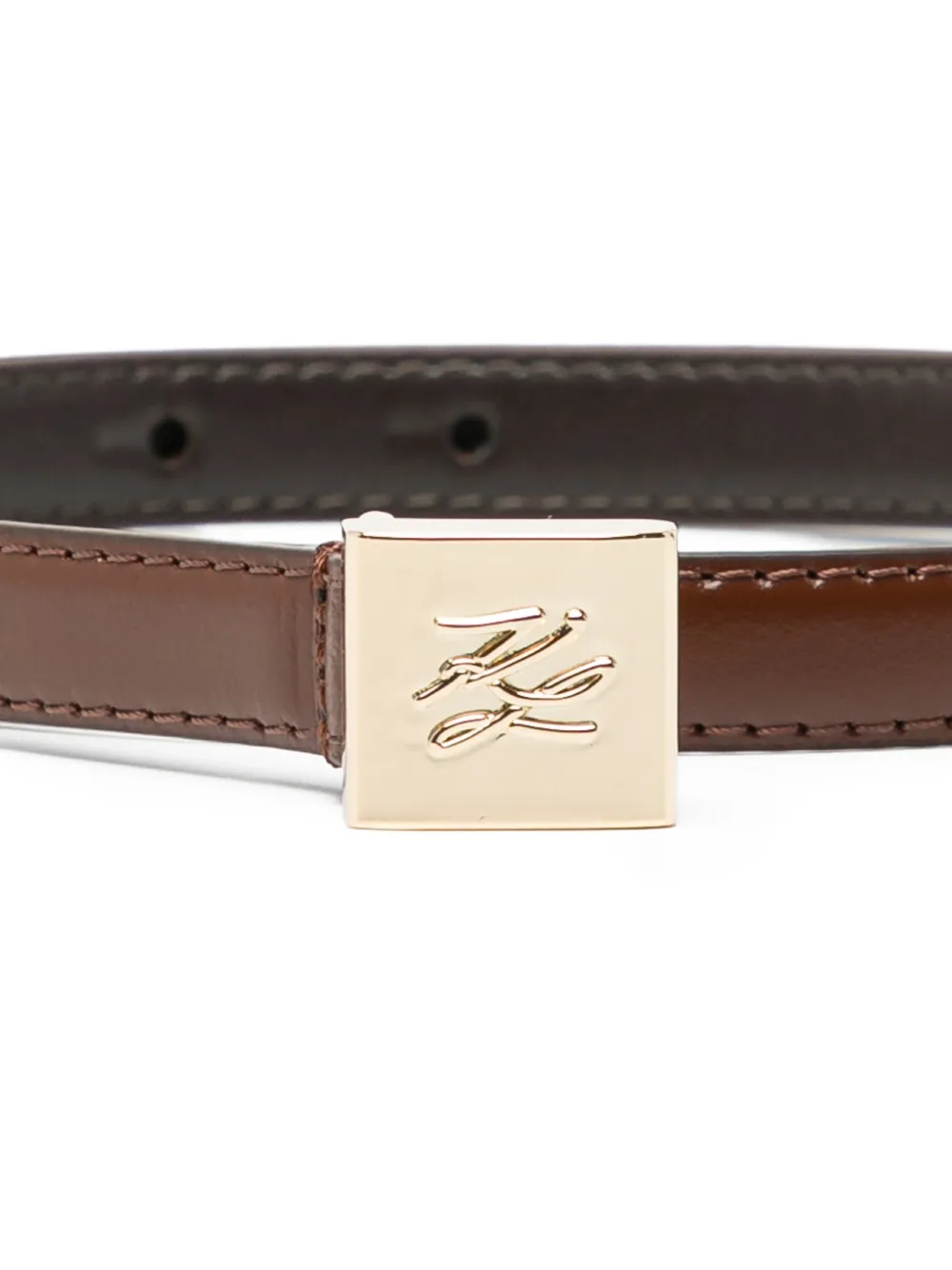  Karl Lagerfeld Kautograpgh Belt - Brown 