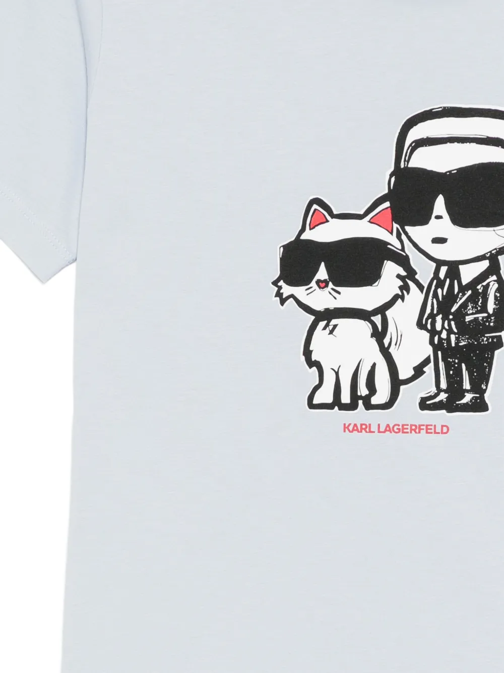  Karl Lagerfeld Ikon Sketch Duo T-shirt - Blue 