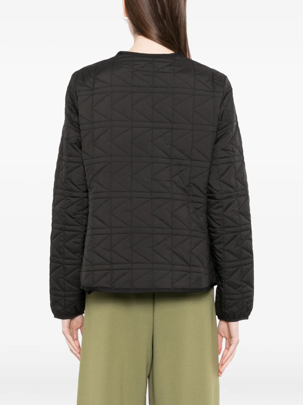 Karl Lagerfeld Jack met geborduurd logo Zwart