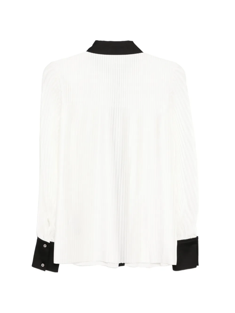  Karl Lagerfeld Camisa Plisada - Blanco 